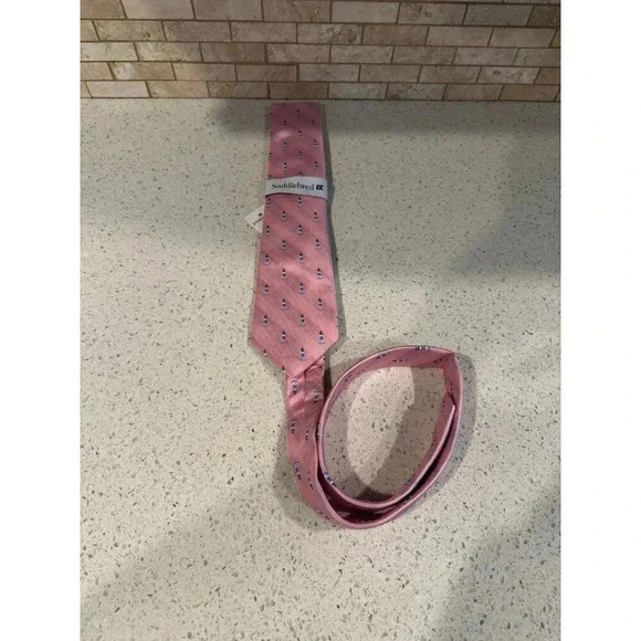 Nwt‎ Saddlebred Pink Tie g6 - Picture 1 of 4